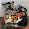 Image 1 : BOX OF MISC INCL SCREW DRIVER KIT, GLUE GUN AND