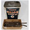 Image 1 : ANTIQUE / VINTAGE TOOLS & TEXACO OIL CAN