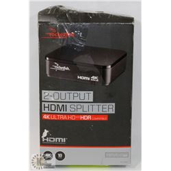 ROCKETFISH 2 OUTPUT HDMI SPLITTER 4K ULTRA
