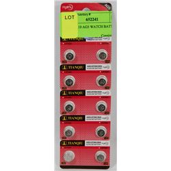 PACK OF 10 AG5 WATCH BATTERIES