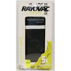 RAYOVAC 10000MAH POWER BANK 5X PHONE CHARGE