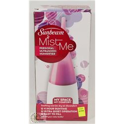 NEW SUNBEAM MIST ME PERSONAL ULTRASONIC