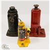 Image 1 : LOT OF 3 BOTTLE JACKS