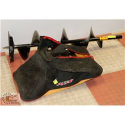 JIFFY ICE DRILL,  2 PIECES