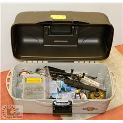 FISHING TACKLE BOX WITH CONTENTS