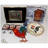 Image 1 : BOX OF CHICKEN DECORE