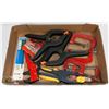 Image 1 : FLAT OF C-CLAMPS, CLAMPS & MORE