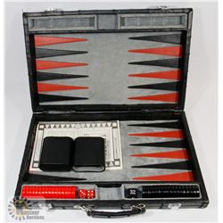 RED & BLACK BACKGAMMON GAME