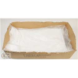 CASE OF APPROXIMATELY 1200 T-SHIRT BAGS 7.75 +