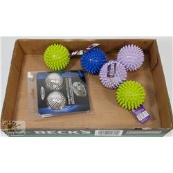 LOT OF VARIOUS NEW RELAXUS MASSAGE BALLS & SOME