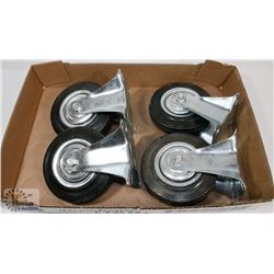 LOT OF 4 CASTERS
