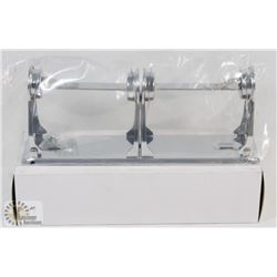 LOT OF 2 DOUBLE ROLL TOILET PAPER WALL MOUNT