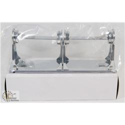 LOT OF 2 DOUBLE ROLL TOILET PAPER WALL MOUNT