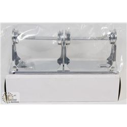 LOT OF 2 DOUBLE ROLL TOILET PAPER WALL MOUNT