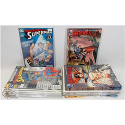 BOX OF SUPERMAN COMICS