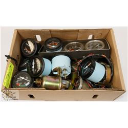 LOT OF ASSORTED AUTOMOTIVE GAUGES
