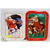 Image 1 : LOT OF TWO 1990 COCA-COLA TRAYS.
