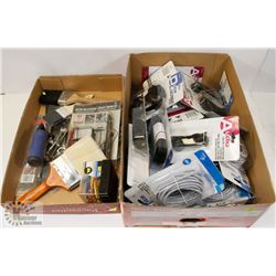 LARGE LOT OF ASSORTED CORDS AND ELECTRICAL ITEMS