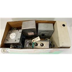ELECTRICAL PANEL BOXES AND ASSORTED ITEMS