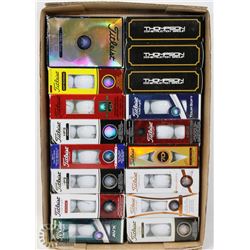 FLAT TITLEIST RECLAIMED GOLF BALLS