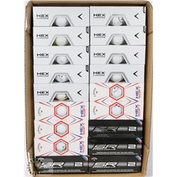 FLAT ASSORTED CALLAWAY  RECLAIMED GOLF BALLS