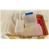 Image 1 : BOX OF STORAGE CONTAINERS