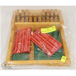 RARE VINTAGE WOODEN KNITTING ROW/ STITCH COUNTER