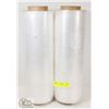 Image 1 : LOT OF 2 NEW ROLLS OF SHRINK WRAP