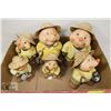 Image 1 : 6 PCS HEDGEHOG GARDEN FIGURINE FAMILY