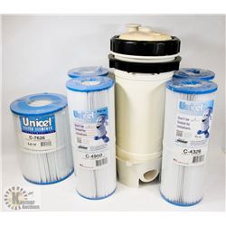 BOX OF 5 HOT TUB FILTERS