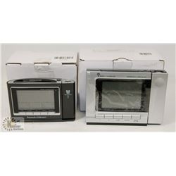 LOT OF 2 ALARM CLOCKS AND TEMPERATURE