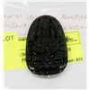 Image 1 : #92- NATURAL BLACK OBSIDIAN BUDDHA PENDENT