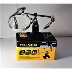 23)  TOLSEN HELPING HANDS 3X MAGNIFIER