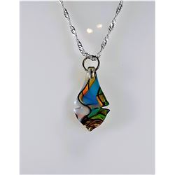 10)  MURANO GLASS FREE FORM MULTI