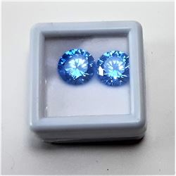 3)  LOT OF 2 MATCHED 10 MM ROUND