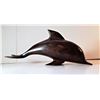 Image 1 : 12)  HANDCRAFTED WALNUT DOLPHIN
