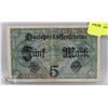 Image 1 : 1917 5 MARK GERMAN NOTE