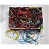 Image 1 : 13)  BOX FILLED WITH 100+ BEADED BRACELETS