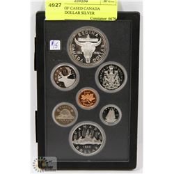 1982 PROOF CASED CANADA DOUBLE DOLLAR SILVER