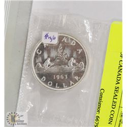 1963 PROOF CANADA SEALED COIN