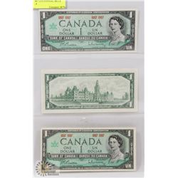 CANADA 1967 CENTENNIAL BILLS NO SERIAL #