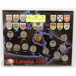 1992 CANADA 125TH ANNIVERSARY COIN SET