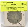 Image 1 : ANTIQUE STAMPED 1277 ISLAMIC CALENDAR OTTOMAN