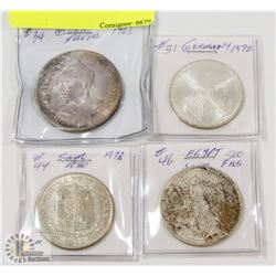 LOT OF 4 WORLD COINS