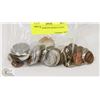 Image 1 : BAG OF ASSORTED WORLD COINS.