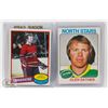Image 1 : GLEN SATHER 1975 & LARRY ROBINSON 1980 HOCKEY