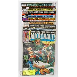 SET OF MICRONAUTS MARVEL COMICS