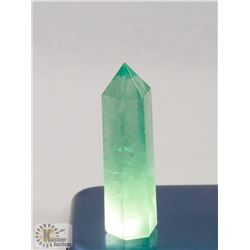 #106-GREEN  FLUORITE CRYSTAL QUARTZ  HEALING STONE