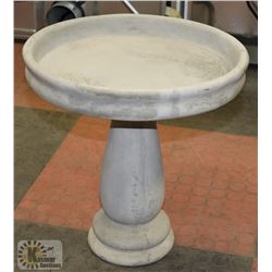 CONCRETE BIRDBATH 2 PIECE 15"X15"