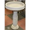 Image 1 : CONCRETE BIRDBATH 2 PIECE 16"X23"